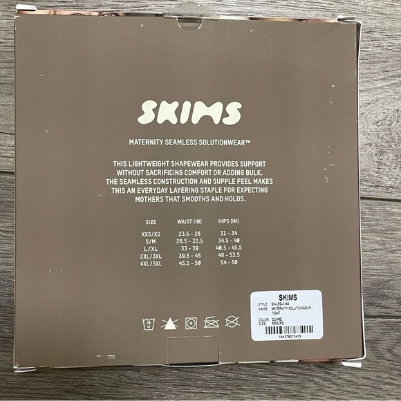 SKIMS Maternity Solution Wear Tight Below the Knee XXS/XS SH-LEG-0149 Ochre NWT - Picture 7 of 9